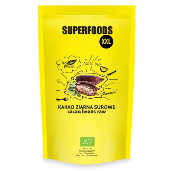 Kakao ziarna surowe BIO 600g