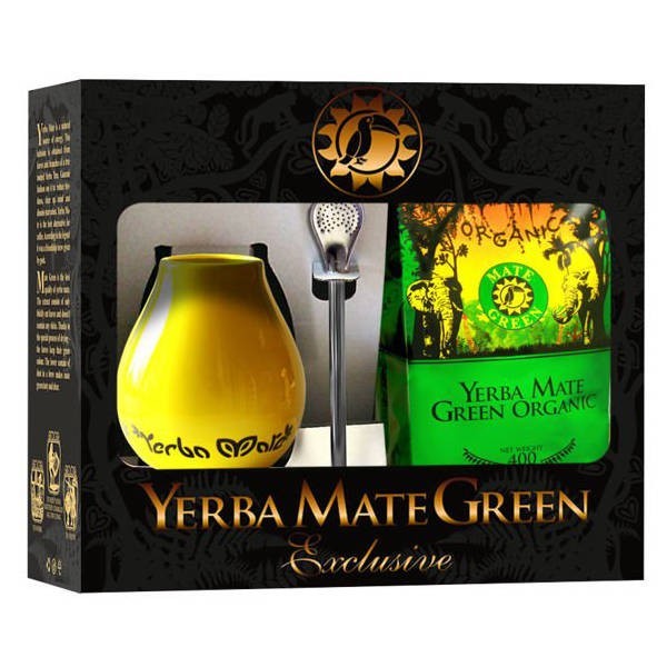 Zestaw yerba mate BIO 400 g, matero, bombilla