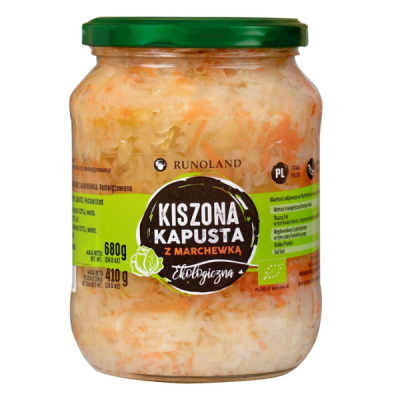 Kapusta kiszona z marchewką BIO 680g (410 g)