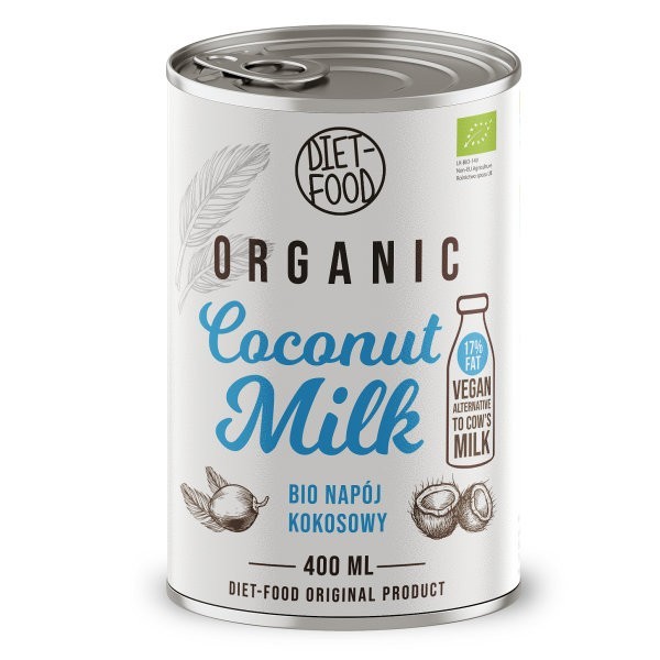 Coconut milk napój kokosowy (17% tłuszczu) BIO 400ml