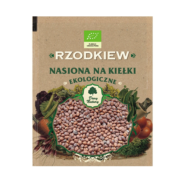 Nasiona rzodkiewki BIO na kiełki 30g