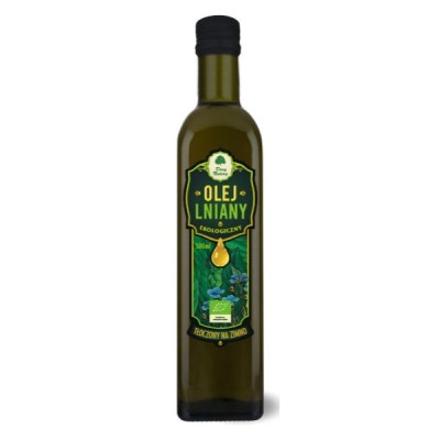 Olej lniany virgin BIO 500ml