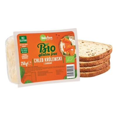 Chleb królewski z ziarnami bezglutenowy BIO 250g