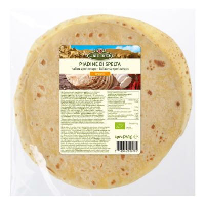 Tortilla orkiszowa piadina BIO 260g