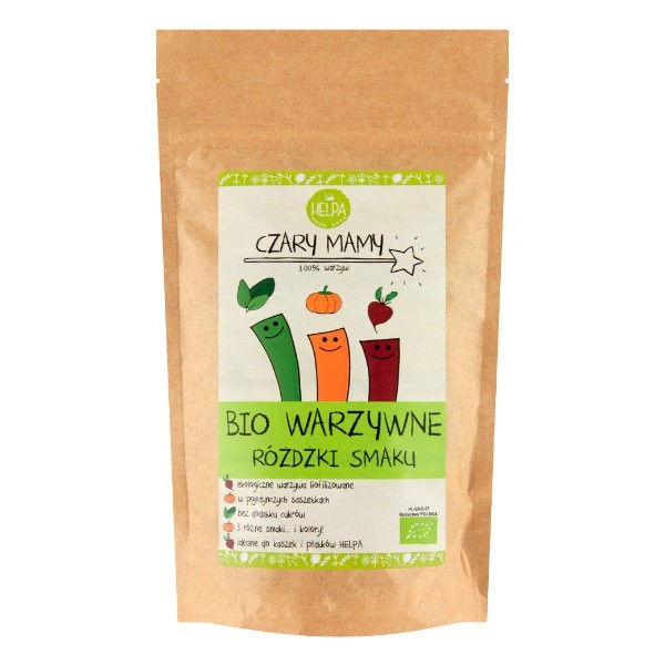 Różdżki smaku warzywne (liofilizowane warzywa) BIO (9 x 2g) 18g