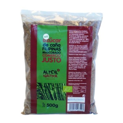 Cukier trzcinowy mascobado fair trade BIO 500g