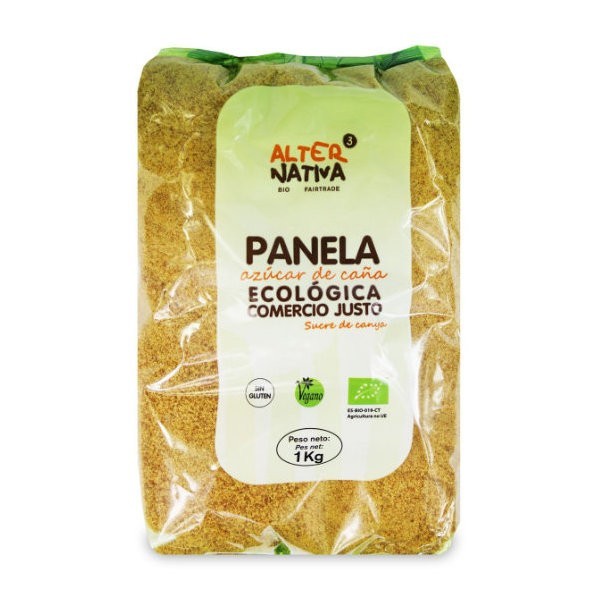 Cukier trzcinowy panela bezglutenowy BIO 1kg