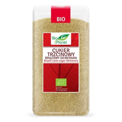 Cukier trzcinowy brązowy demerara BIO 500g