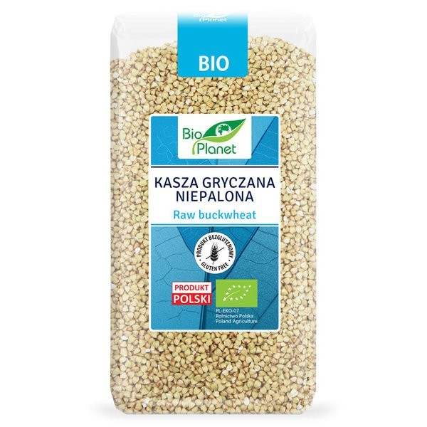 Bezglutenowa kasza gryczana niepalona BIO 500g