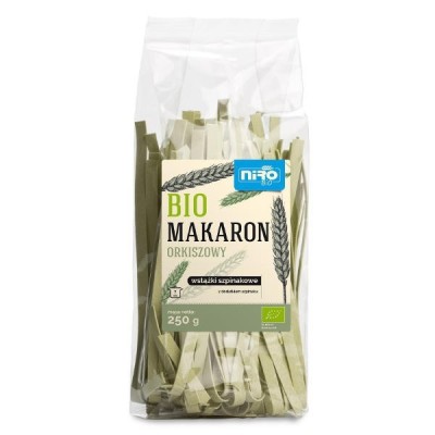 Makaron (orkiszowy szpinakowy) wstążki BIO 250g