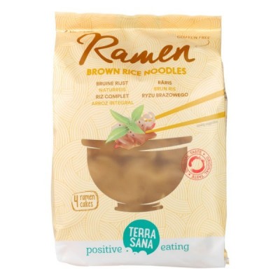 Bezglutenowy makaron Ramen z ryżu brązowego BIO 280g