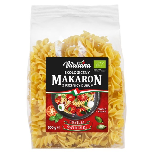 Makaron semolinowy fusilli BIO 500g