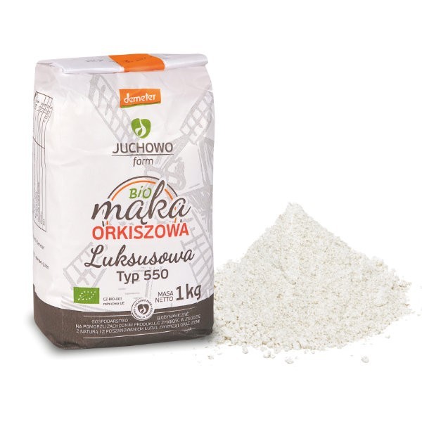 Mąka orkiszowa luksusowa typ 550 demeter BIO 1kg