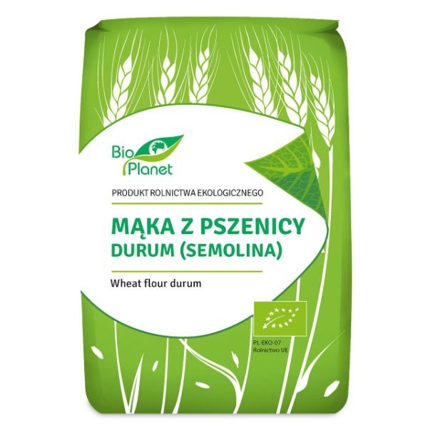 Mąka z pszenicy durum (semolina) BIO 1kg