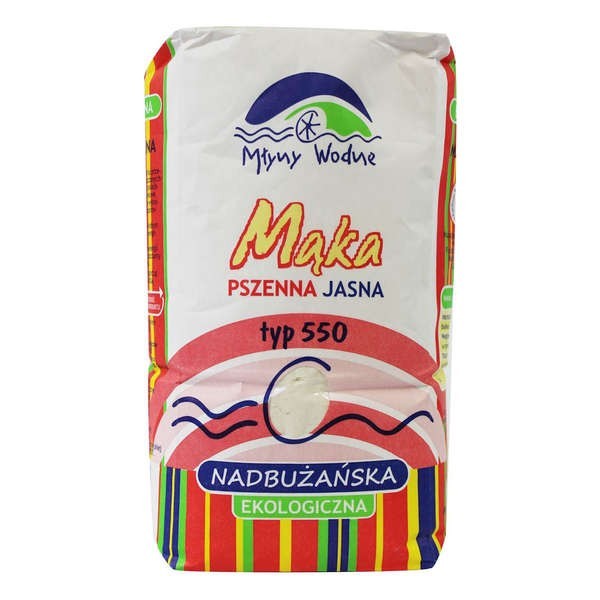 Mąka pszenna jasna nadbużańska typ 550 BIO 1kg