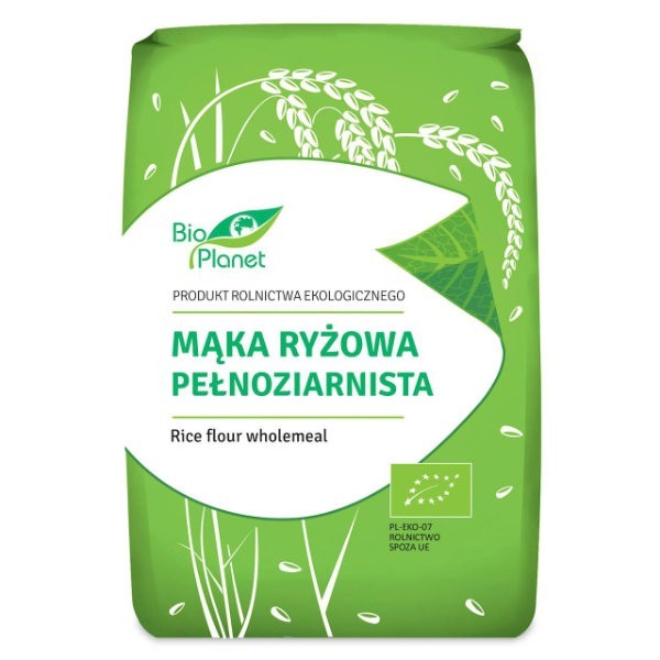 Mąka ryżowa pełnoziarnista BIO 1kg