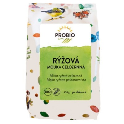 Mąka ryżowa pełnoziarnista bezglutenowa BIO 450g