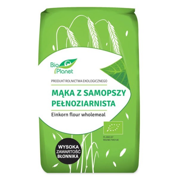 Mąka z samopszy pełnoziarnista BIO 500g