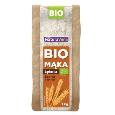 Mąka żytnia jasna typ 720 BIO 1kg