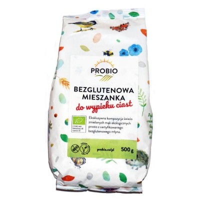 Mieszanka do wypieku ciasta bezglutenowa BIO 500g