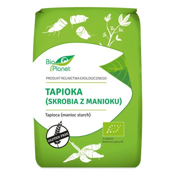 Bezglutenowa tapioka (skrobia z manioku) BIO 800g