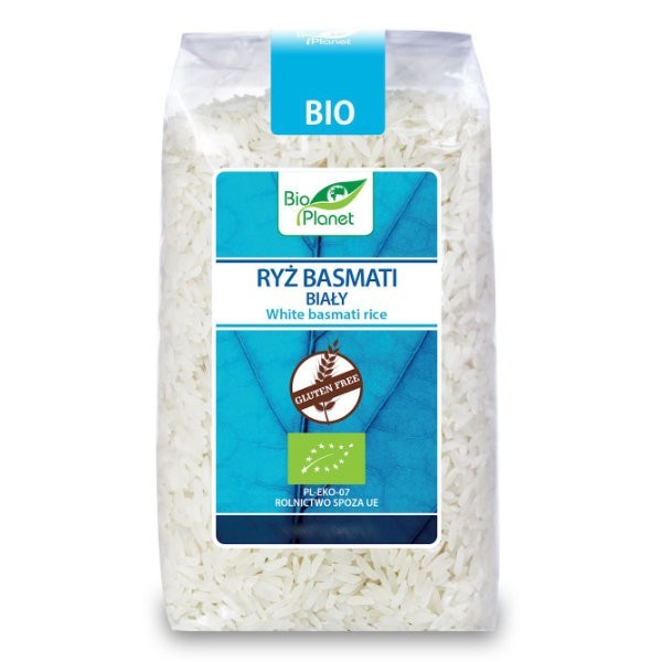 Bezglutenowy ryż Basmati biały Bio 500g