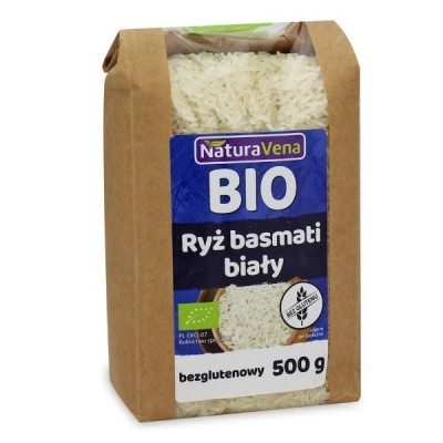 Ryż basmati biały bezglutenowy BIO 500g