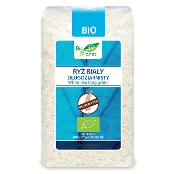 Ryż biały długoziarnisty bezglutenowy BIO 500g