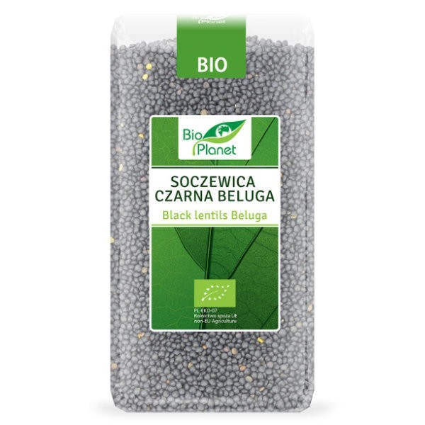 Soczewica czarna beluga BIO 500g