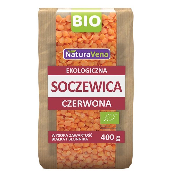 Soczewica czerwona BIO 400g