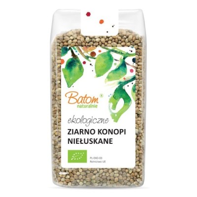 Ziarno konopi niełuskane BIO 250g