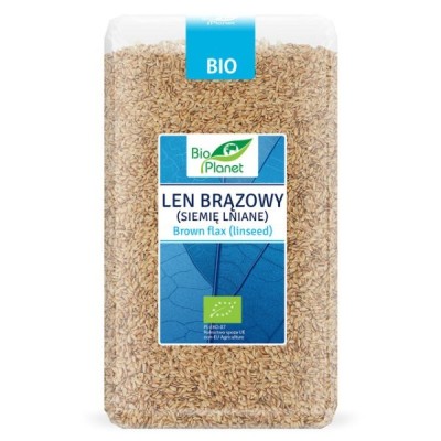 Len brązowy (siemię lniane) BIO 1kg