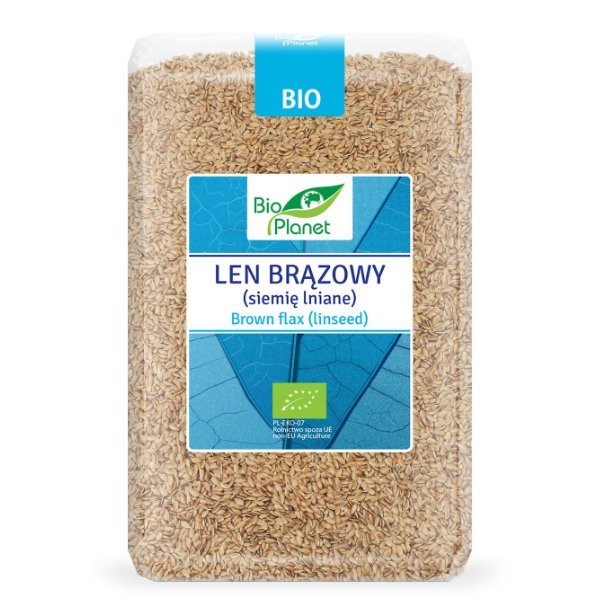 Len brązowy (siemię lniane) BIO 2kg