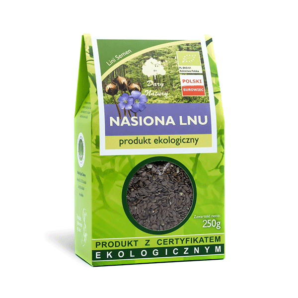 Nasiona lnu (siemię lniane) BIO 250g