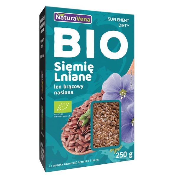 Len brązowy BIO 250g