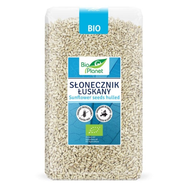 Bezglutenowy słonecznik łuskany BIO 1kg