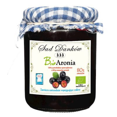 Dżem aroniowy bez cukru BIO 260g