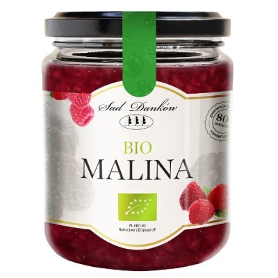 Dżem malinowy bez cukru BIO 260g