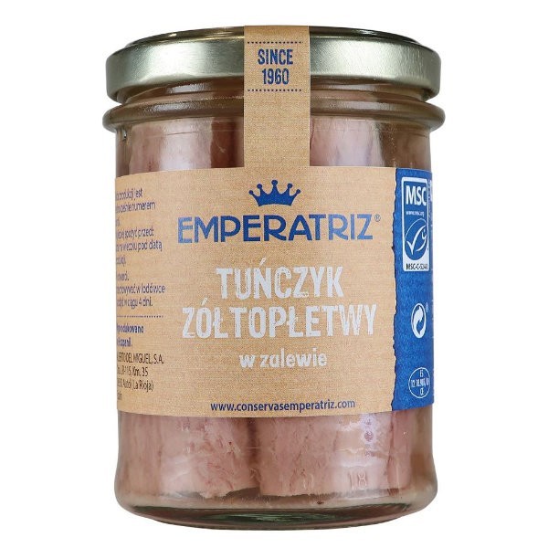 Tuńczyk żółtopłetwy msc w sosie własnym 200g (140g)