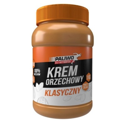 Krem orzechowy klasyczny 100% bez dodatku soli i cukrów 1kg