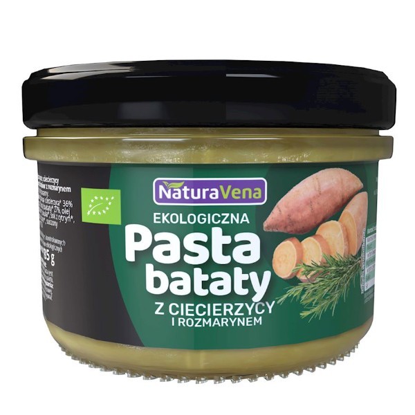 Pasta z batatów ciecierzycą i rozmarynem BIO 185g