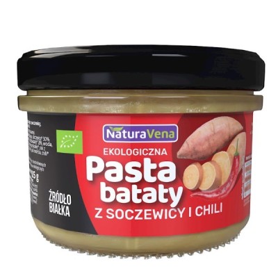 Pasta z batatów z soczewicą i chili BIO 185g