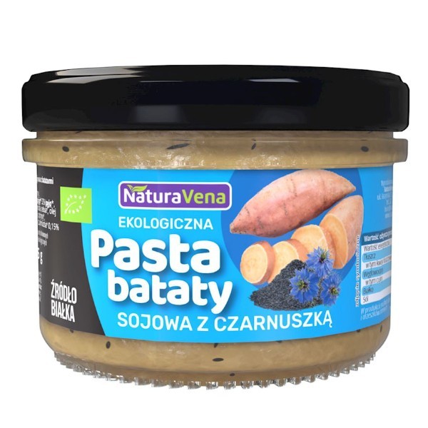 Pasta z soi z batatami i czarnuszką BIO 185g