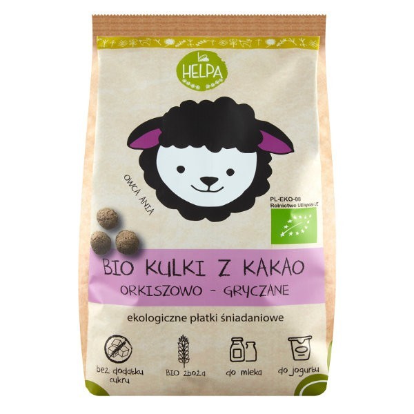 Kulki orkiszowo - gryczane z kakao BIO 160g