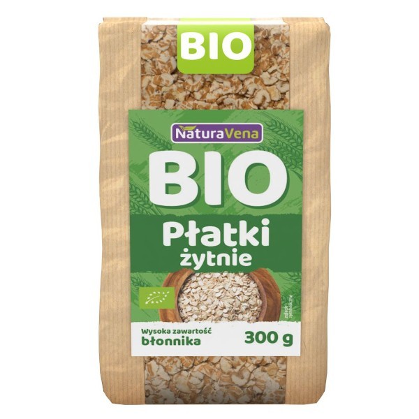 Płatki żytnie BIO 300g