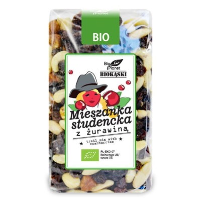 Mieszanka studencka z żurawiną BIO 400g