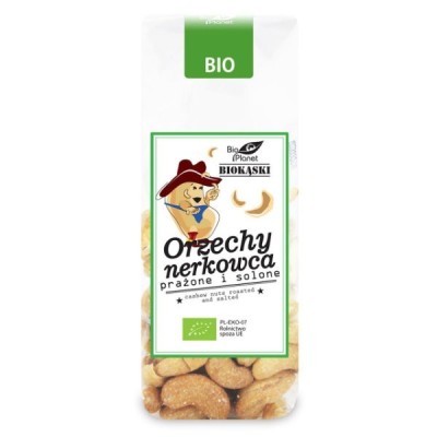 Orzechy nerkowca prażone i solone BIO 100g