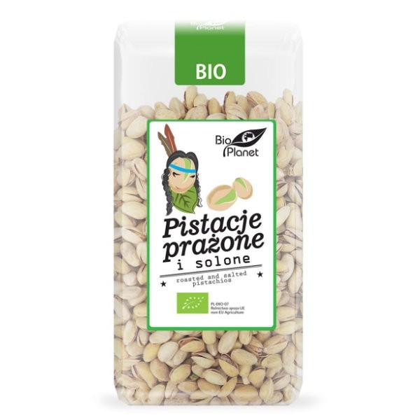 Pistacje prażone i solone BIO 300g