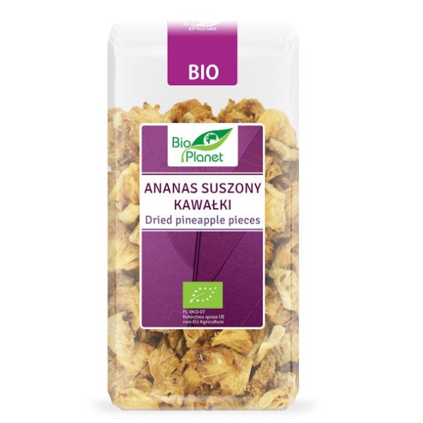 Ananas suszony kawałki BIO 100g