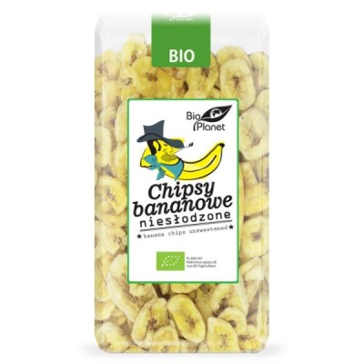 Chipsy bananowe niesłodzone BIO 350g